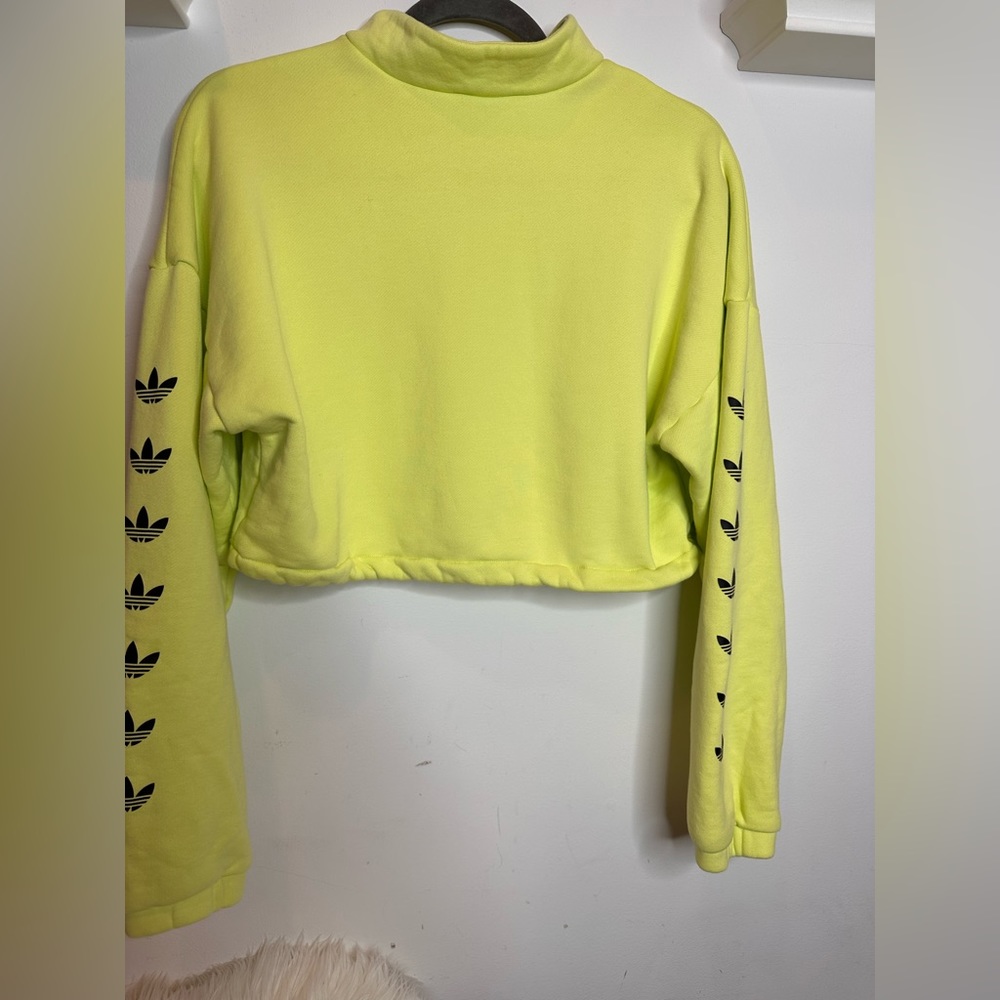 Adidas Quarter Zip Crop Sweater - Picture 7 of 8